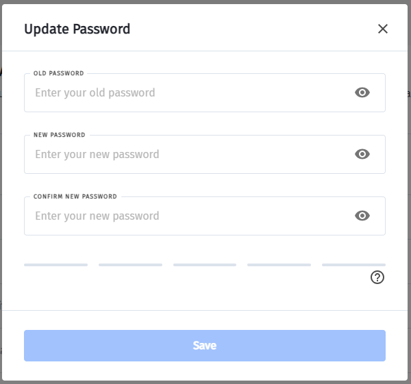 Update Email/Reset Password 9