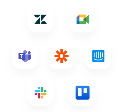 Popular virtual mailbox integration and collaboration tool logos.
